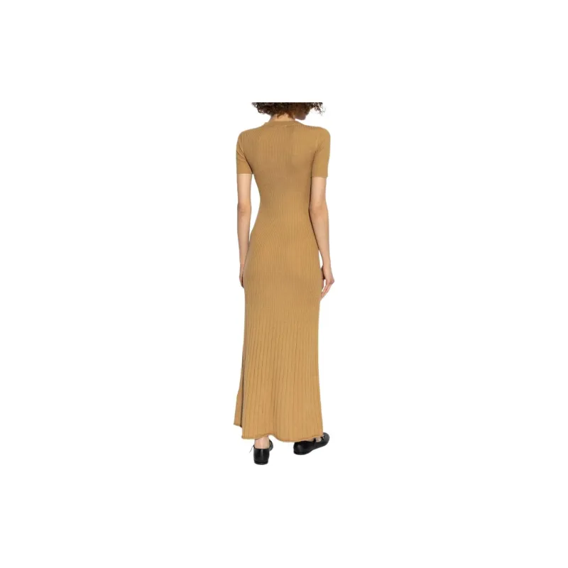 MaxMara Short Sleeve Ribbed Dress-3