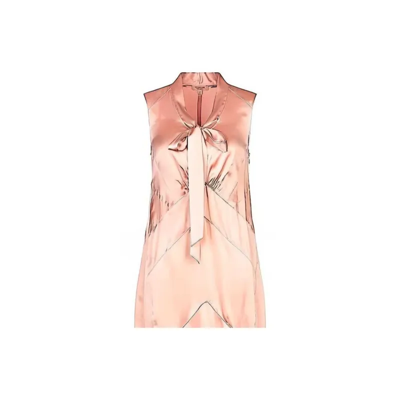Burberry Sleeveless Dress Women's Pink-4
