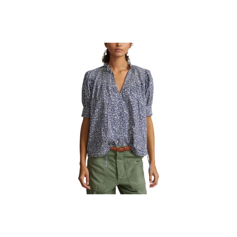 Polo Ralph Lauren Floral-Printed V-Neck Blouse-3