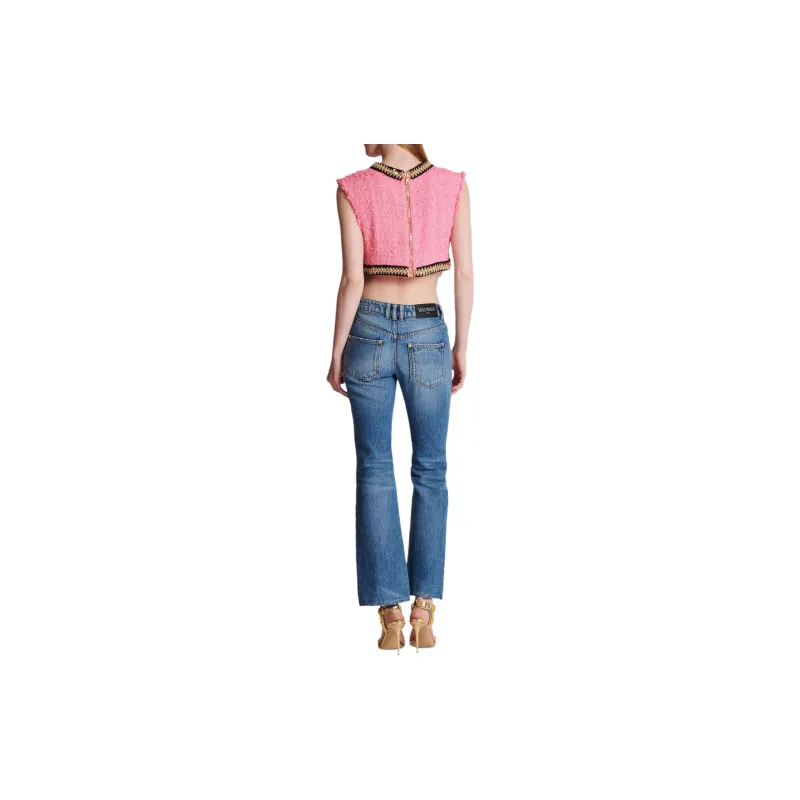 BALMAIN Flared Denim Jeans-2