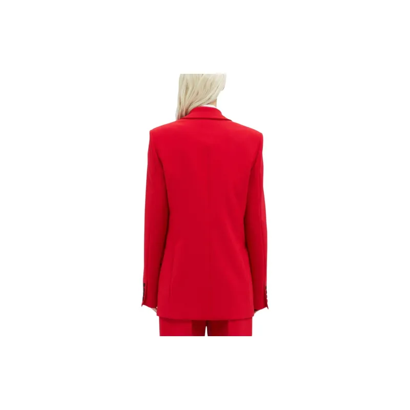 MSGM Long Sleeved Single Breasted Tailored Blazer-2