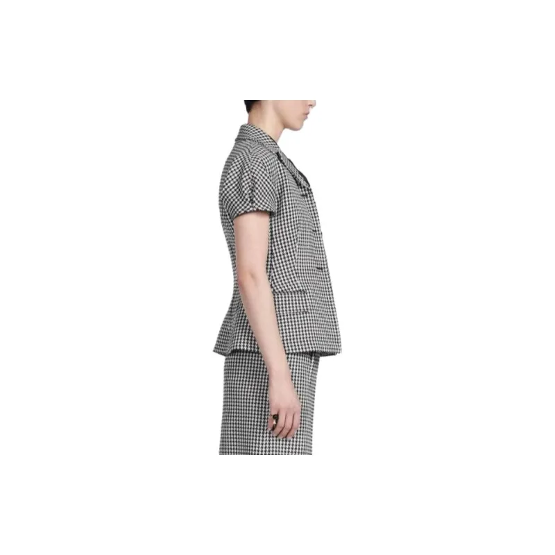 DIOR FW23 Business Suit Women's Black White-4