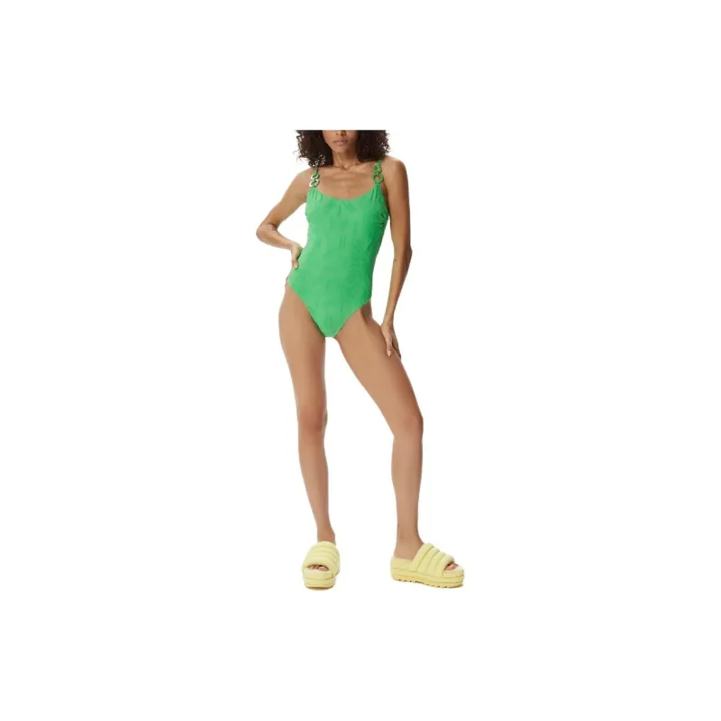 MOSCHINO One piece Swimsuit Women's Green-2