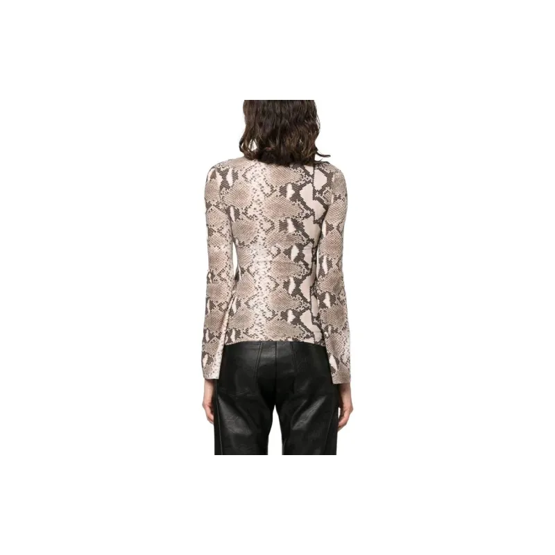 Stella McCartney Leopard Pattern Highneck Top-3