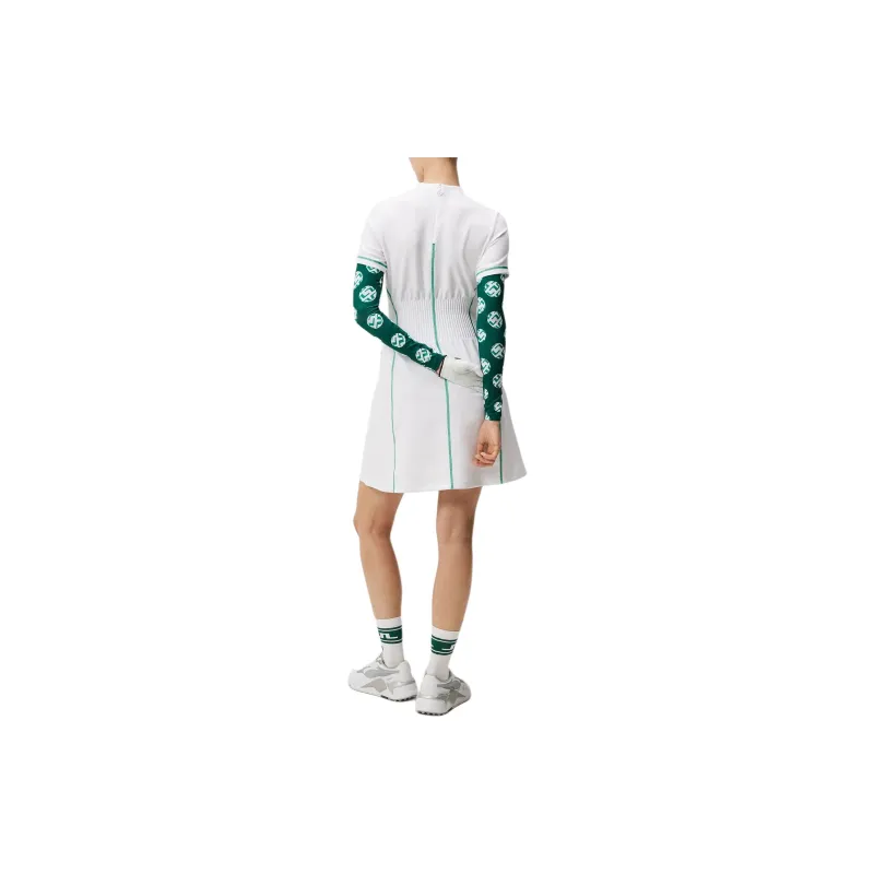 J.Lindeberg Krystal Dress Short Sleeved Dress Women's White-2