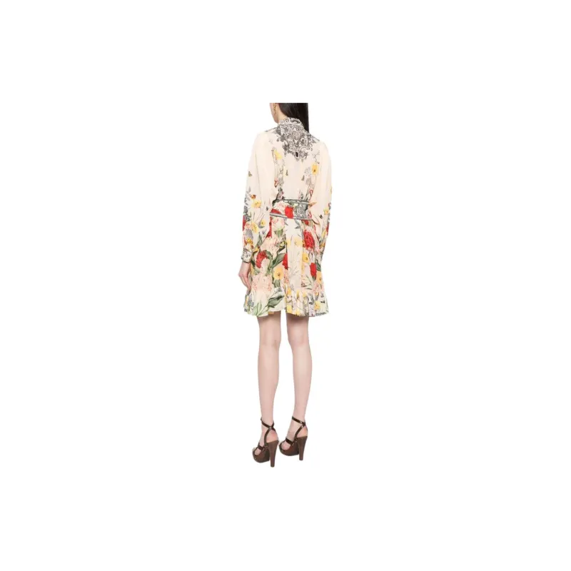 Camilla Printed Belted Shirtdress-2