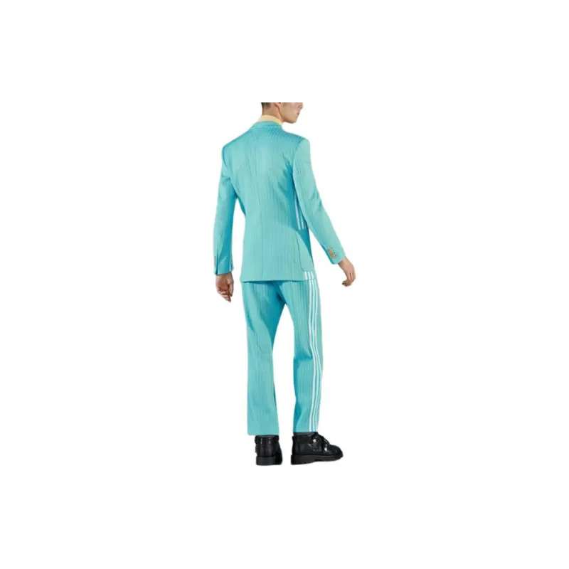 GUCCI x Adidas Originals SS22 Business Suits Coats Men's Blue-2