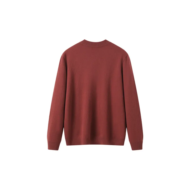 H YXIANG Cashmere Sweater Men's-5