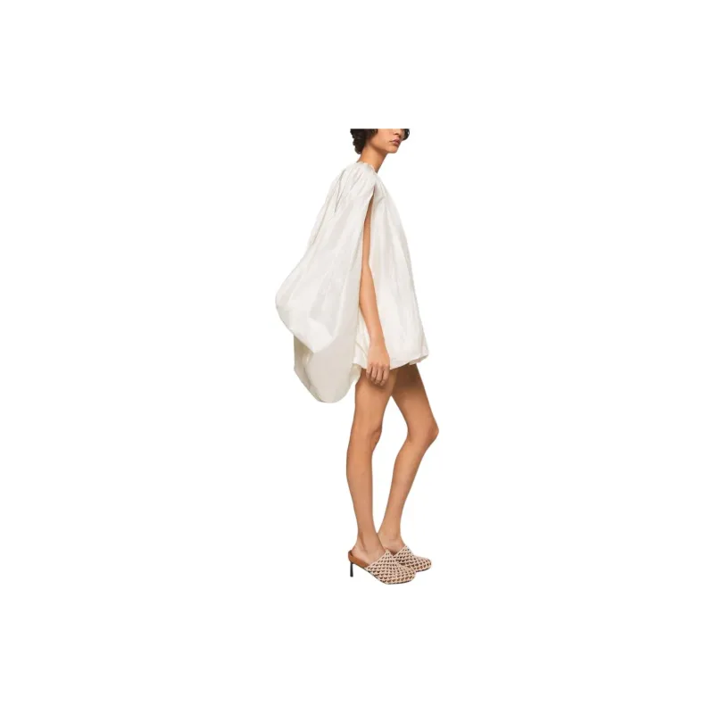 Stella McCartney Bubble Cape Effect Crewneck Mini Dress-3