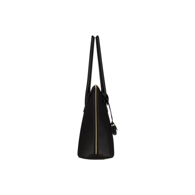 SAINT LAURENT Grain Calfskin Handbag Women's Black-1