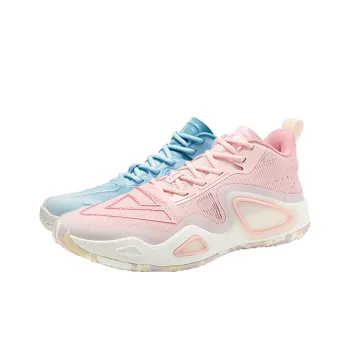 PEAK State Extreme Triangle 2.0 Basketball Shoes Men Mid Top Blue/Pink