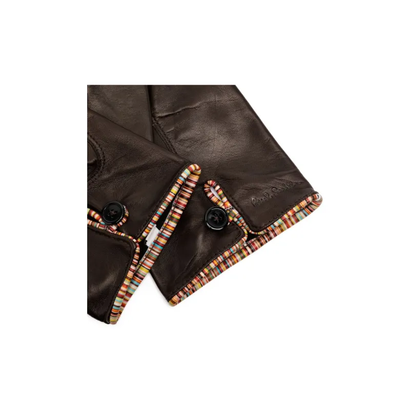 Paul Smith Striped Pipine Gloves-2