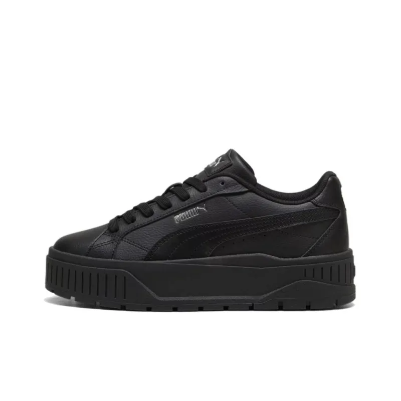 PUMA Carmen Anti-Slip Wear-Resistant Low-Top Skateboard Shoes Women's Black-0