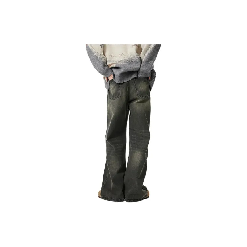 SONGS ALONG Jeans Unisex Dull Cyan-1