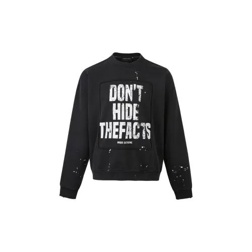 MADE EXTREME Sweatshirts Unisex Black