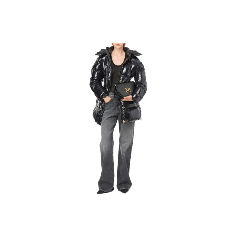 PINKO Hooded Puffer Coat-2