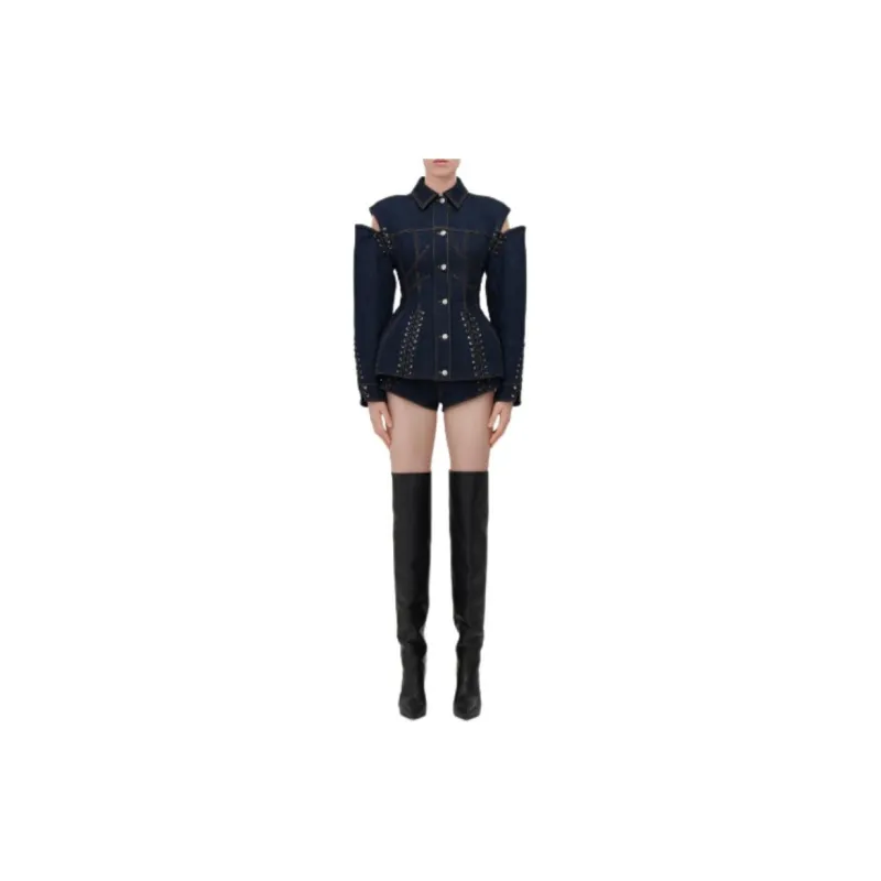 Alexander McQueen Casual Shorts Women's Blue-2