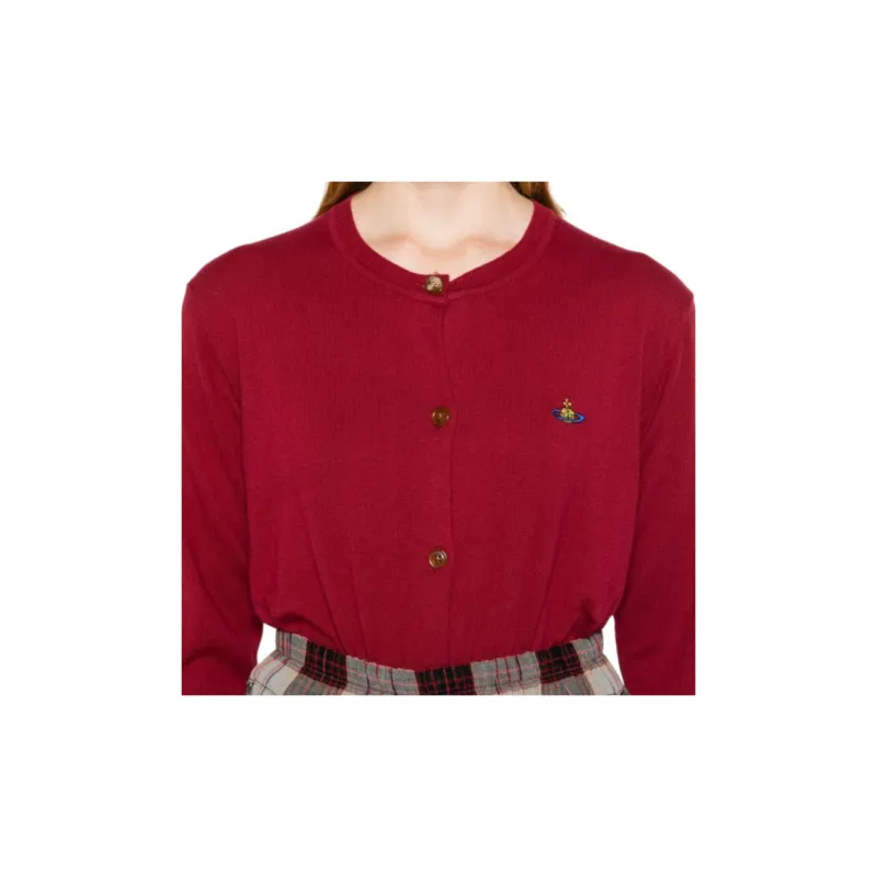Vivienne Westwood Orb Embroidered Knit Cardigan-4