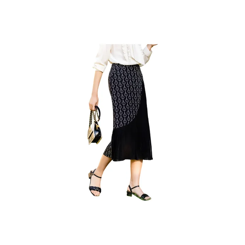 H YXIANG Casual Long Skirts Women's-5