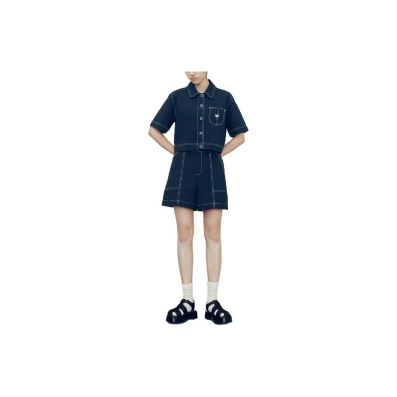Lee Shirts Women's Marine Blue-2