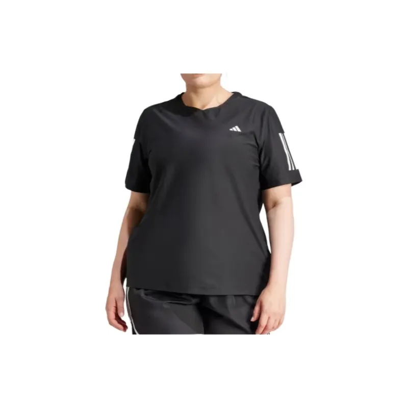 Adidas Free Shipping With AdiClub Own The Run Tee Plus Size-1