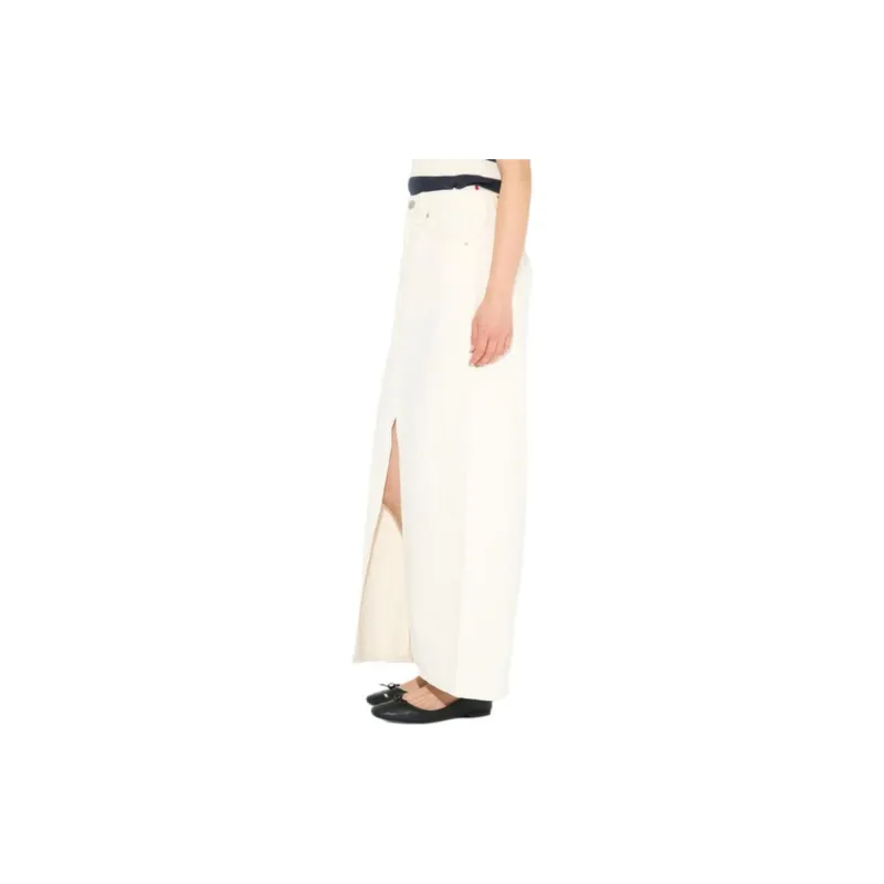 Levi’s Casual Long Skirts Women's White-4