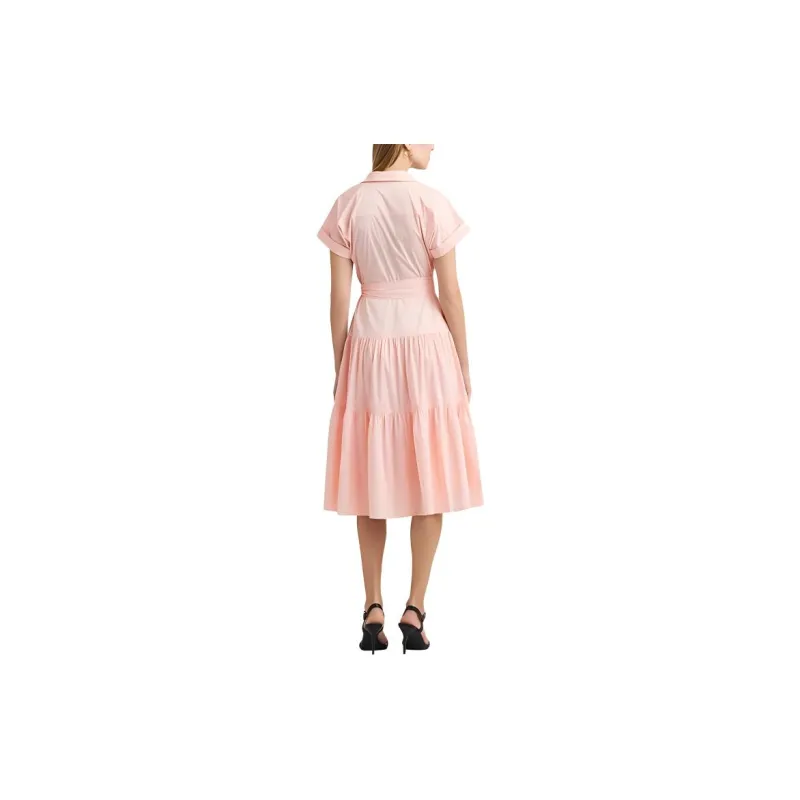 Polo Ralph Lauren SS24 Short Sleeved Dress Women's Opal Pink-3