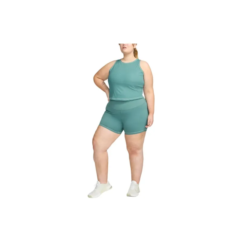 Nike One Fitted Women's Dri-FIT Ribbed Tank Top Plus Size-2