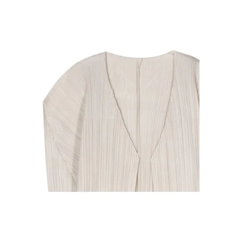 PLEATS PLEASE ISSEY MIYAKE February Single-breasted Coat-2