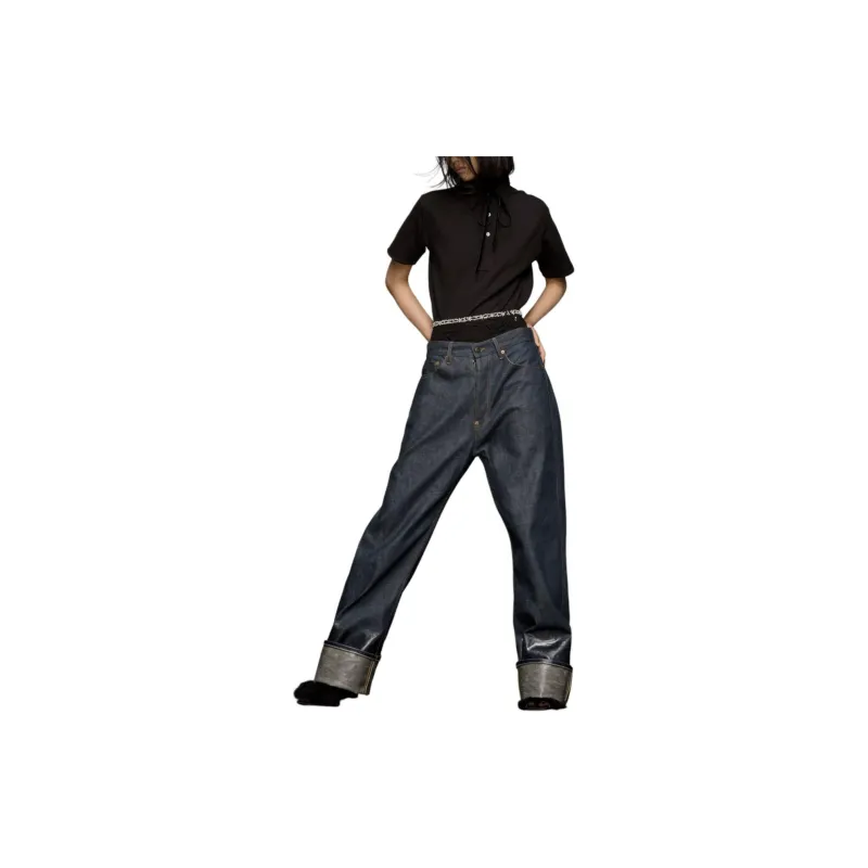 Maison Margiela Collared Knitted Polo Shirt-2