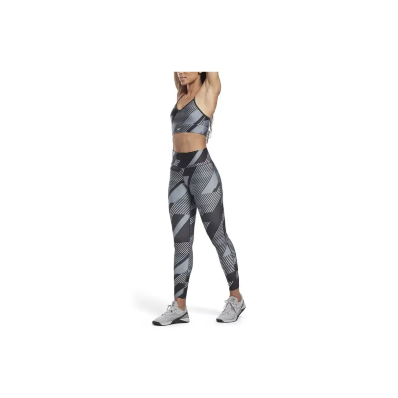 Reebok WOR TRAIN AOP TIGHT Athletic Trousers Women's Black-1