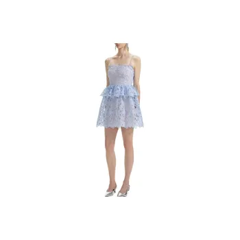Self portrait Organza Lace Mini Dress