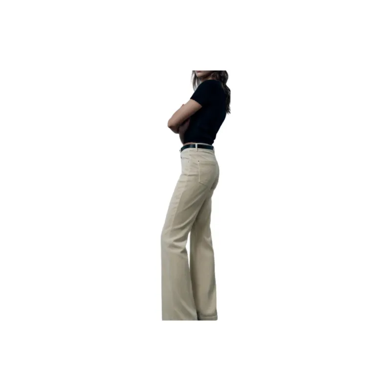 ZARA Casual Pants Women's Sand-3