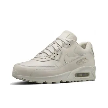 Nike Air Max 90 Anti Slip Wear Resistant Low Top Casual Shoes Unisex Light Gray