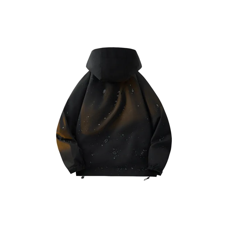 PAUL COSTELLOE Urban Living/Travel/Commuting Waterproof And Windproof To Keep Warm Windbreaker Jacket Unisex Black-1