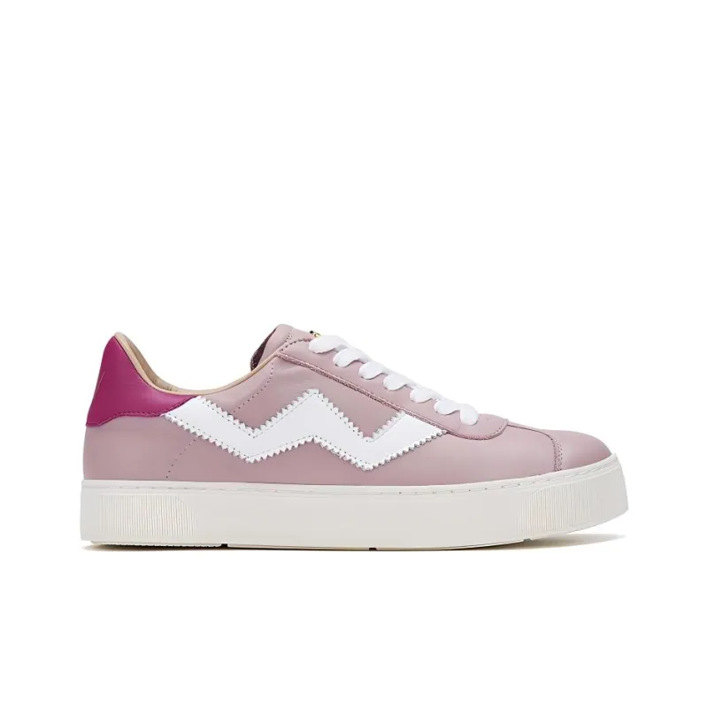 Stuart Weitzman/SW Daryl Adley Low-Top Stylish Skateboarding Shoes Women's Rubber Pink-1