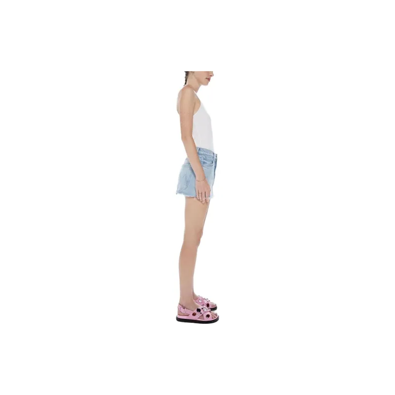 MOTHER Denim Short Skirts Women's Light Blue-1
