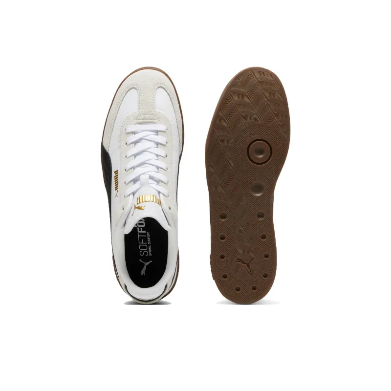 PUMA Club Slip Resistant Shock Absorbers With Abrasion Resistant Properties Low Top Skateboard Shoes Men's White-3