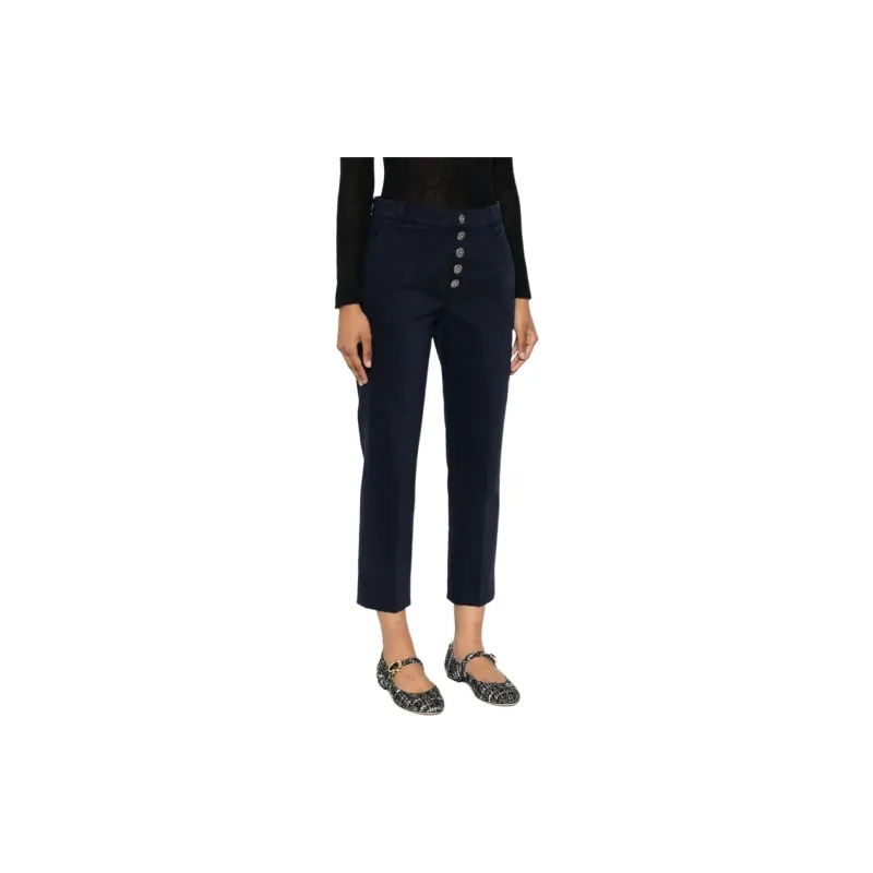 Dondup Nima Logo plaque Trousers-3