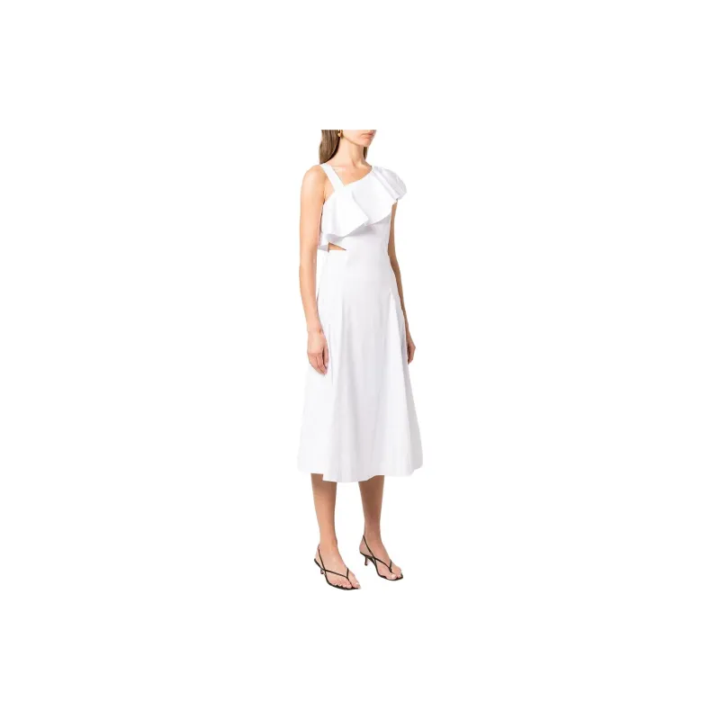 VERONICA BEARD Sleeveless Dress Women's White-3
