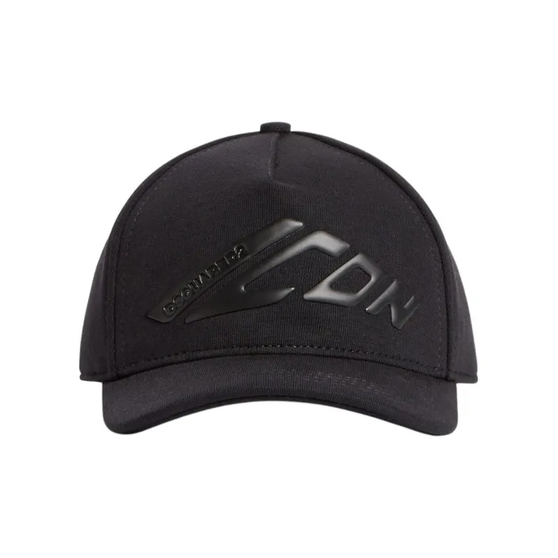 DSQUARED 2 Logo Debossed Curved Hem Cap-0