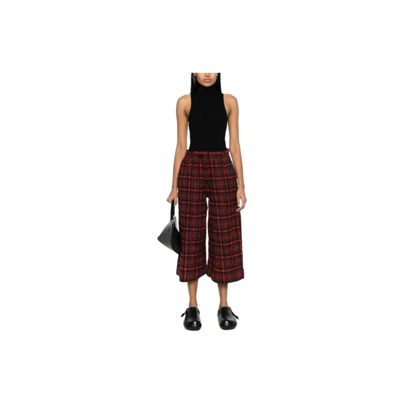 Daniela Gregis Tartan Wide leg Trousers-1