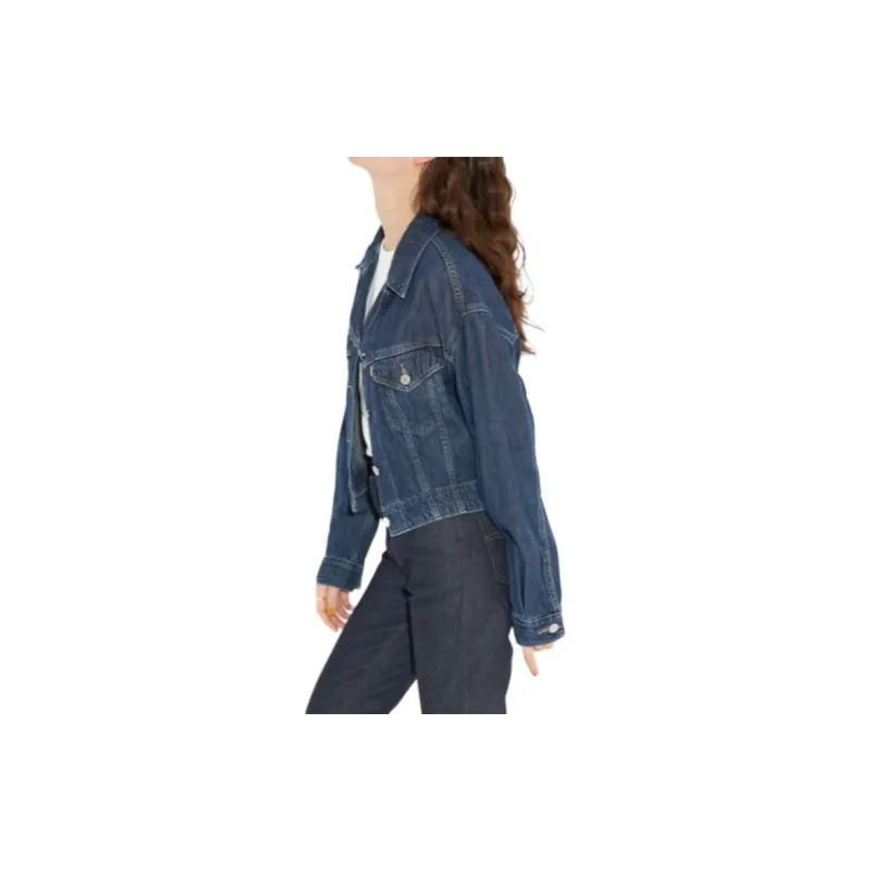 Levi’s Denim Jacket Women's Dark Indigo-4