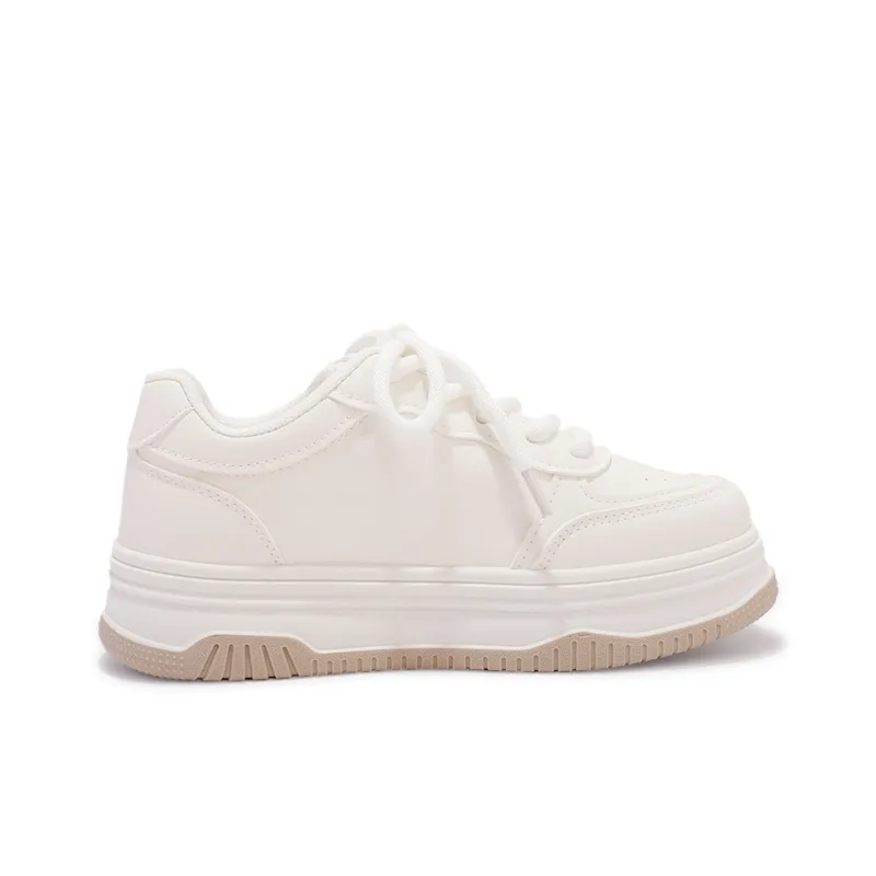 SNXR Slip-Resistant Cushioning Quick-Drying Wear-Resistant Low-Top Skateboard Shoes Women's Beige-10