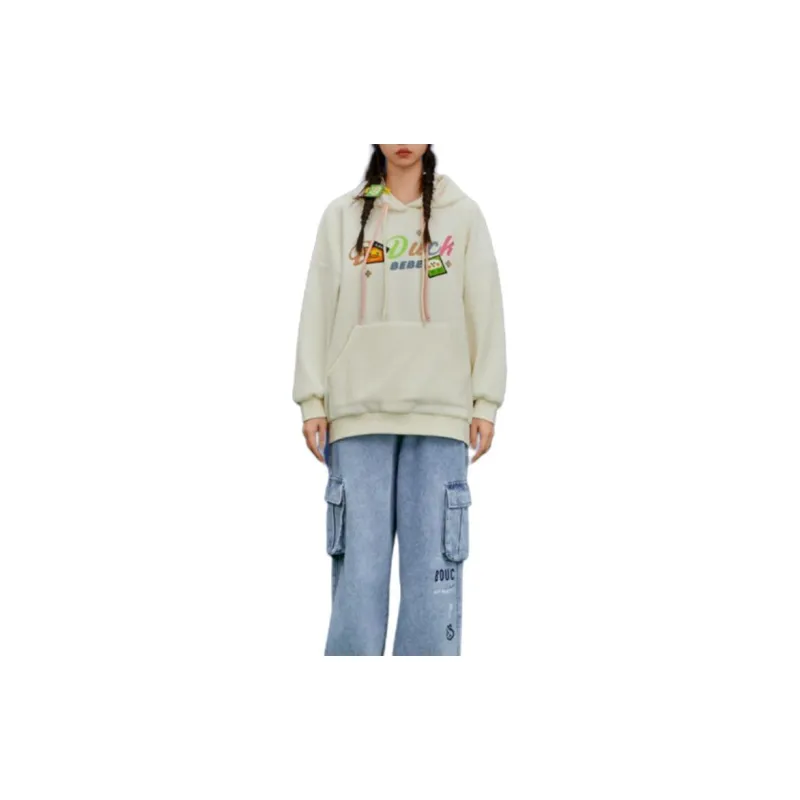 B.Duck x Bebe Sweatshirt Women's Ecru-1