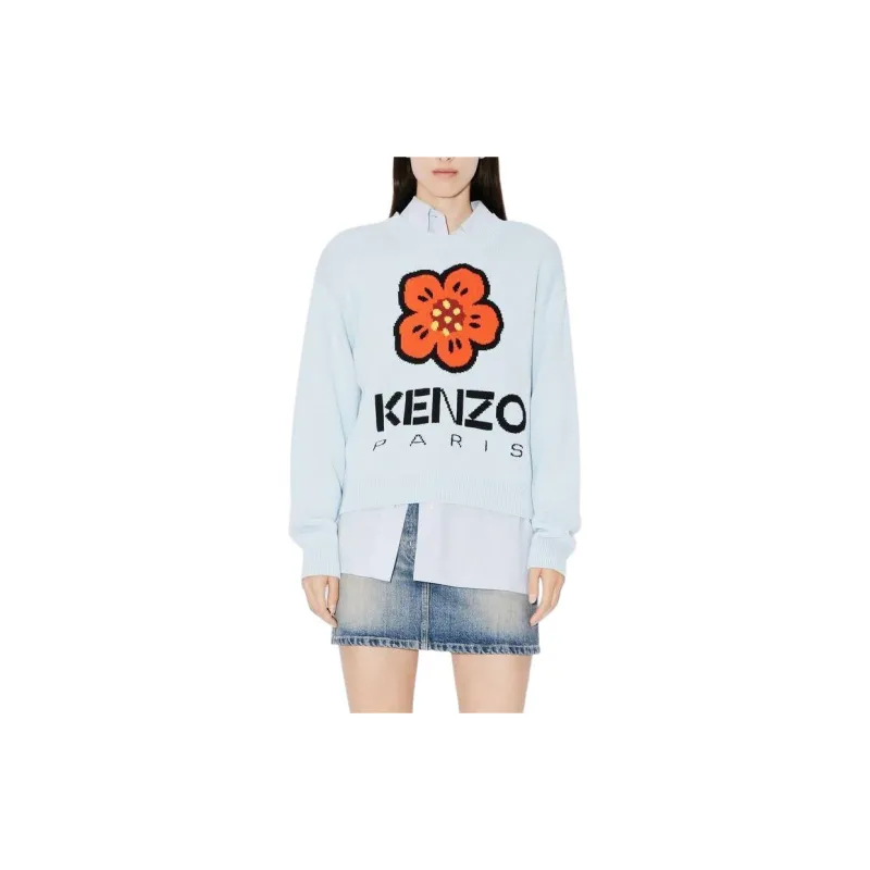 KENZO FW23 Knitwear Women's Light Blue-4
