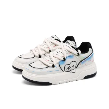 TALKING TOM Slip Resistant Cushioning Wear Resistant Low Top Skateboard Shoes Unisex