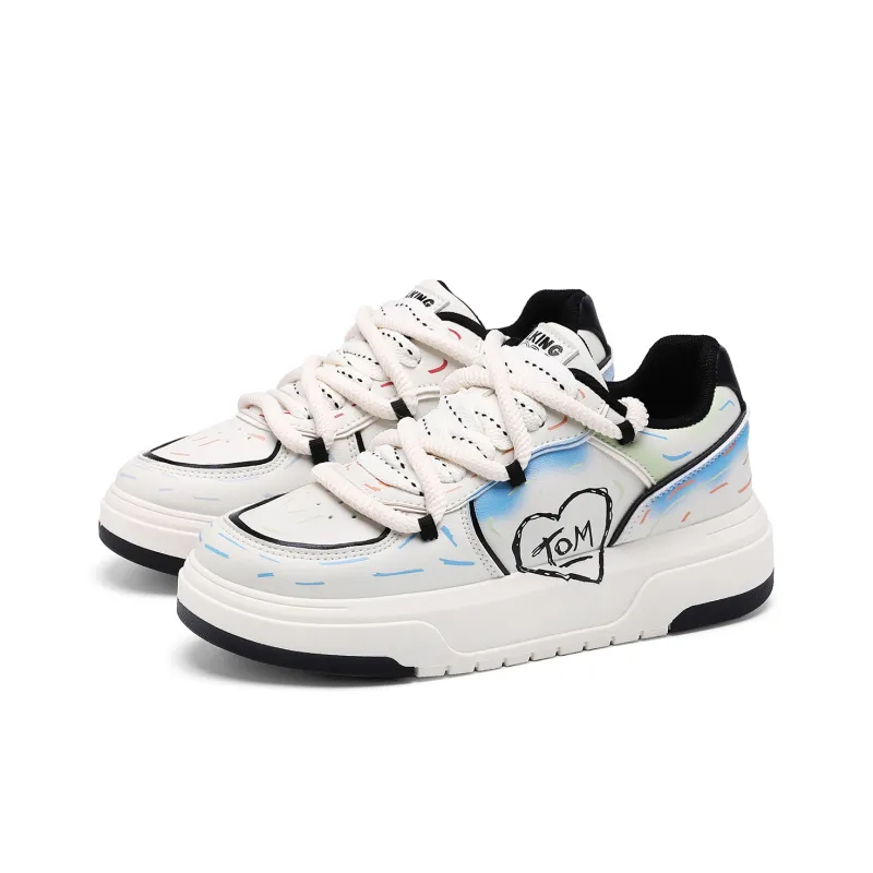 TALKING TOM Slip-Resistant Cushioning Wear-Resistant Low-Top Skateboard Shoes Unisex-21