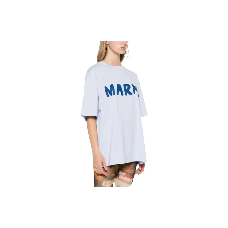 MARNI Logo Printed Crewneck T Shirt-3