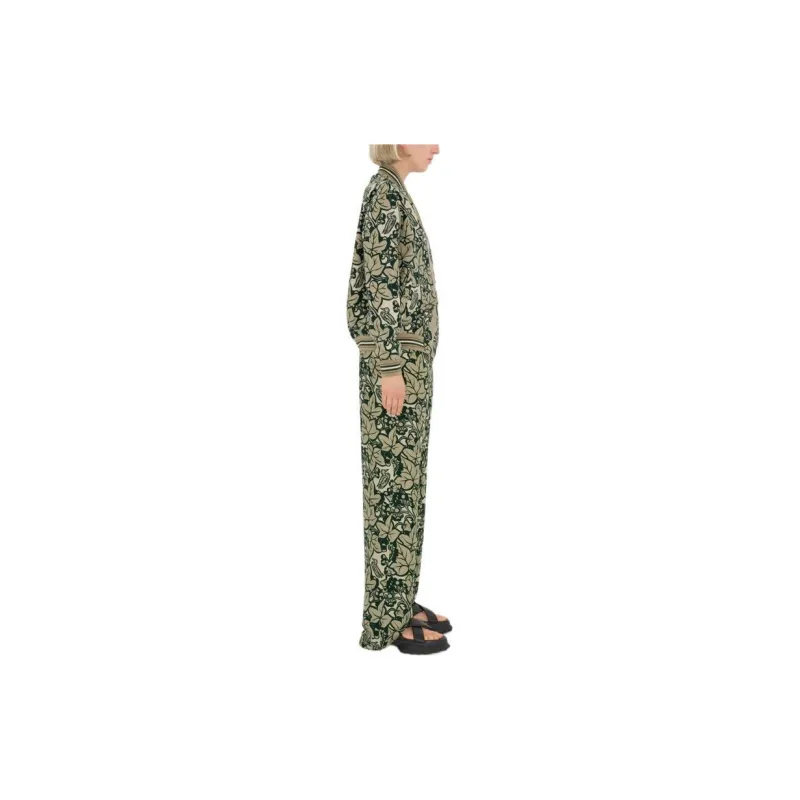 Burberry Ivy Leaf-print Silk Bomber Jacket-4